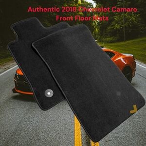 Black Front Floor Mats 2018 Chevrolet Camaro